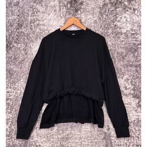 Lululemon Sweater Small / Medium Womens Bound To Bliss Black Pullover Sweatshirt